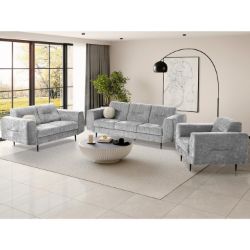 Set canapele 3-2-1 gri deschis Venezia
