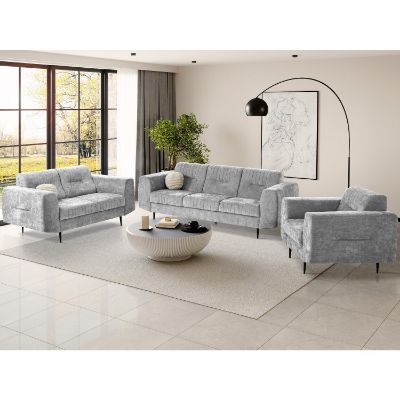 Set canapele 3-2-1 gri deschis Venezia