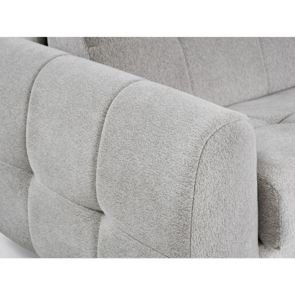 Canapea extensibila cu saltea L250 cm crem Peroni