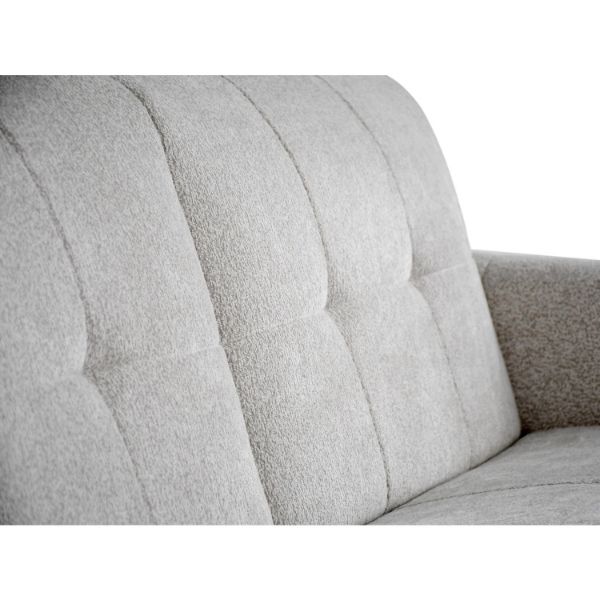 Canapea extensibila cu saltea L 250 cm bej Peroni