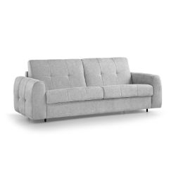 Canapea extensibila cu saltea L 250 cm gri deschis Peroni