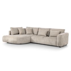 Coltar fix cu forma L stanga bej Jacobs