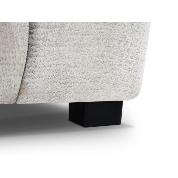 Coltar fix cu forma L stanga gri deschis Jacobs