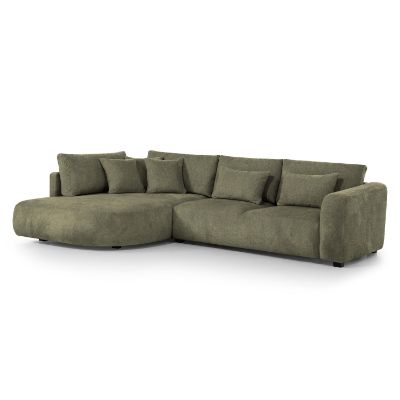 Coltar fix cu forma L stanga verde Jacobs
