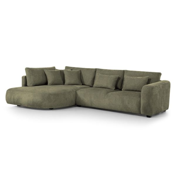 Coltar fix cu forma L stanga verde Jacobs