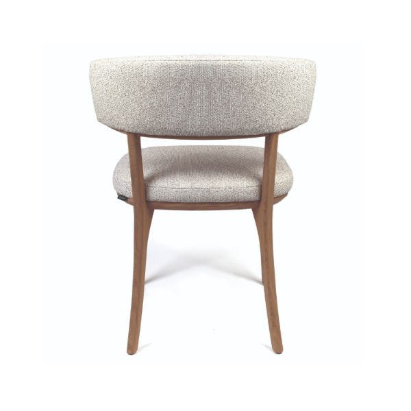 Scaun dining tapitat bej/stejar Molly 