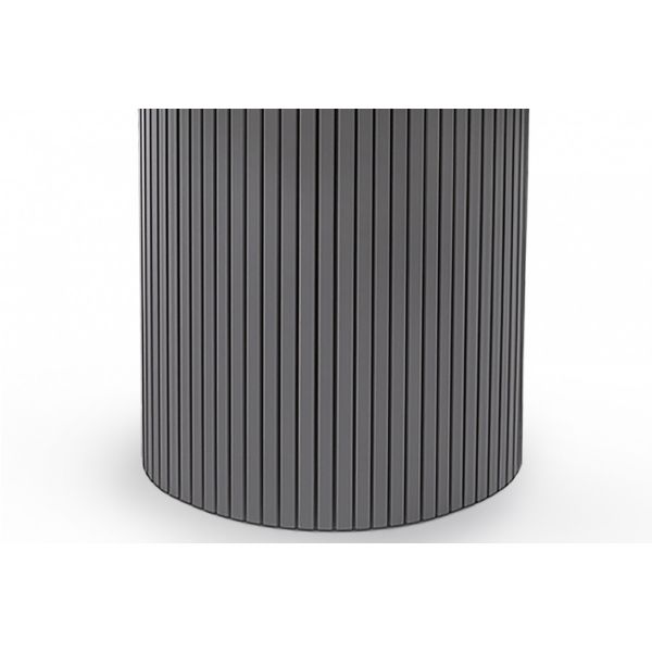 Masa rotunda extensibila 120/160 cm gri Toscana
