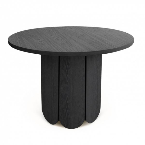 Masa dining rotunda 98 cm negru Craft