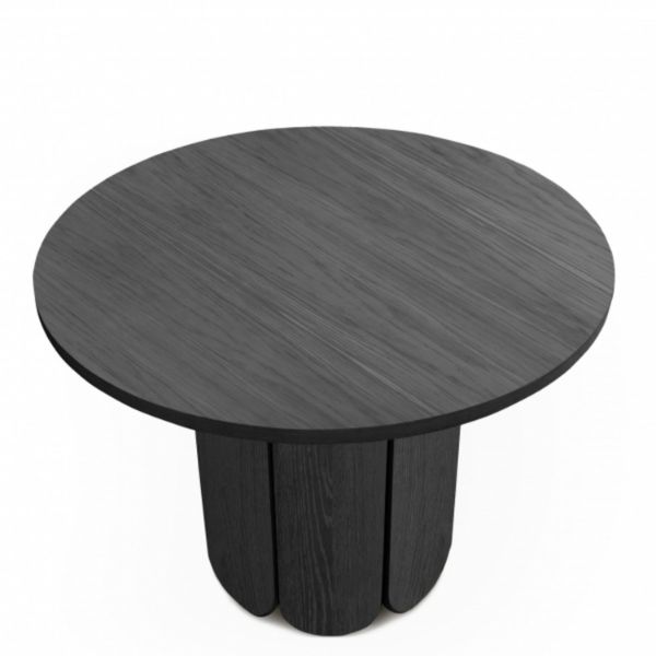 Masa dining rotunda 98 cm negru Craft