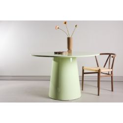 Masa rotunda 120 cm verde deschis Lanzo