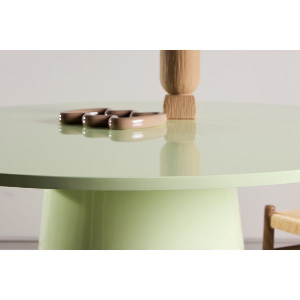 Masa rotunda 120 cm verde deschis Lanzo