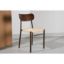 Scaun dining metalic nuc/natur Polly
