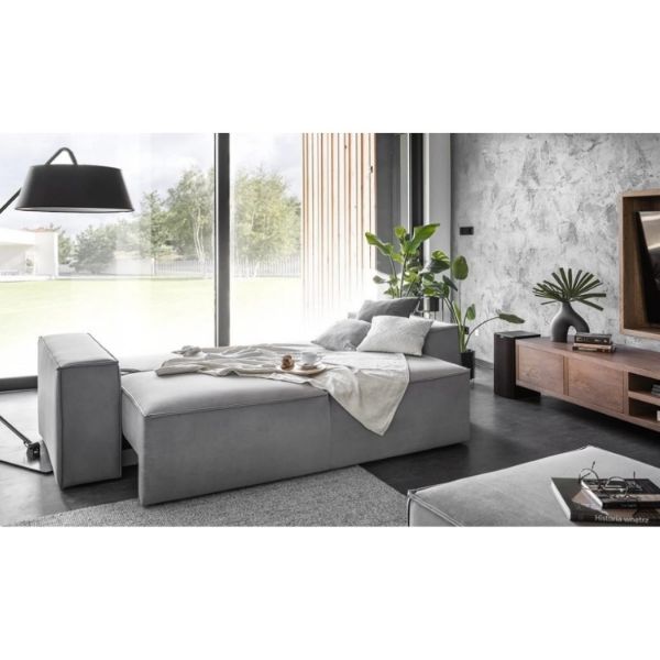 Canapea extensibila 3 locuri galben mustar Silla