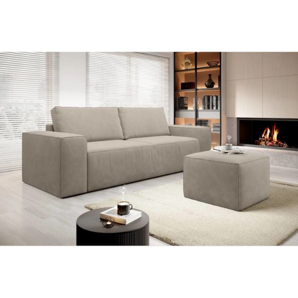 Canapea extensibila 3 locuri cappuccino Silla