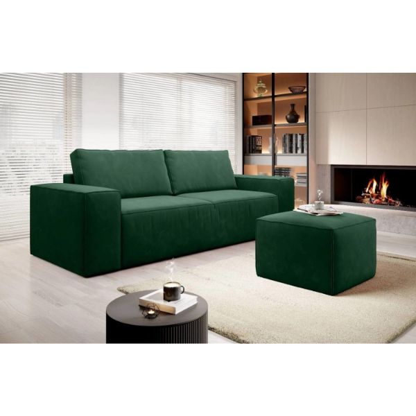 	Canapea extensibila 3 locuri verde padure Silla