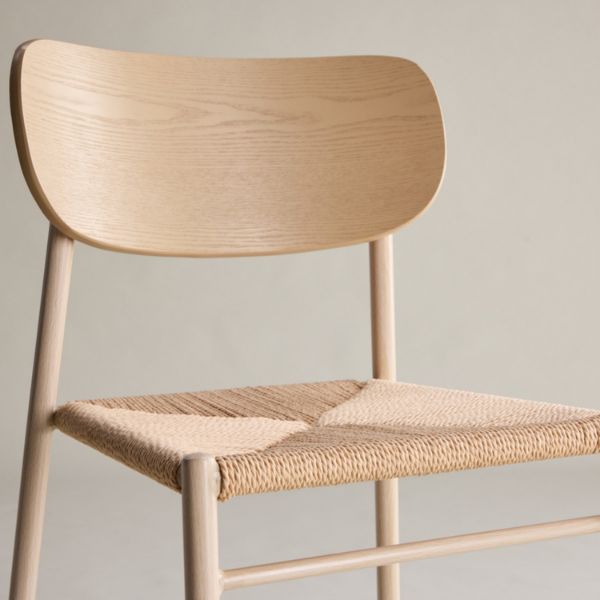 Scaun dining metalic bej/natur Polly