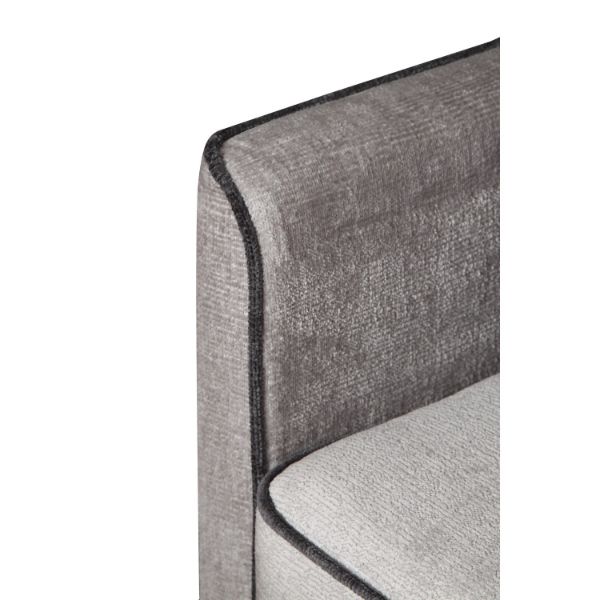 Canapea extensibila L 210 cm gri Soho