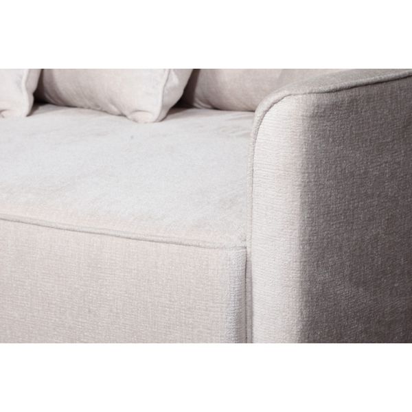 Canapea extensibila L 265 cm alb murdar Soho