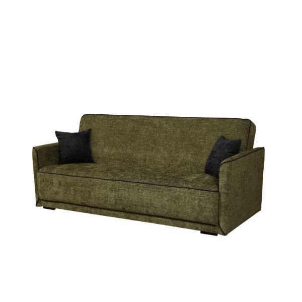 Canapea extensibila 210 cm verde olive Soho