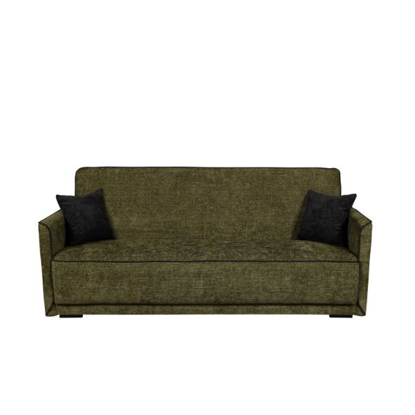 Canapea extensibila 210 cm verde olive Soho