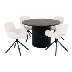 Masa rotunda 120 cm stejar afumat Boavista