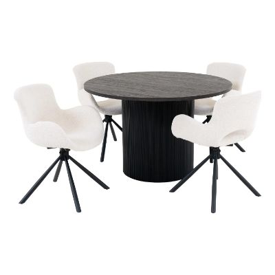 Masa rotunda 120 cm stejar afumat Boavista