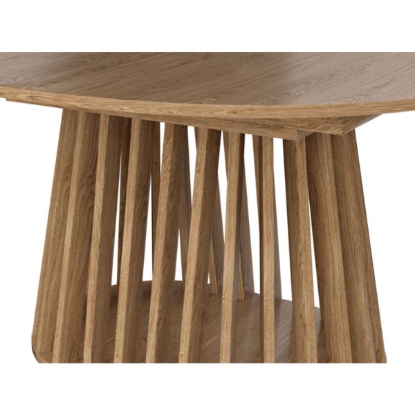 	Masa ovala extensibila 144/186 cm stejar Frida