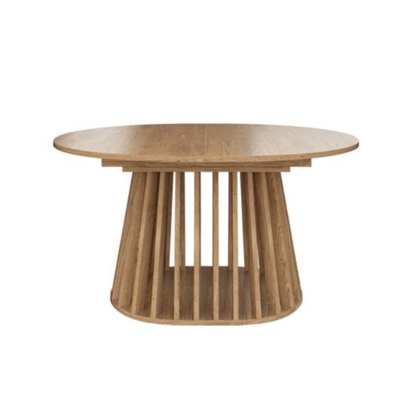 	Masa ovala extensibila 144/186 cm stejar Frida