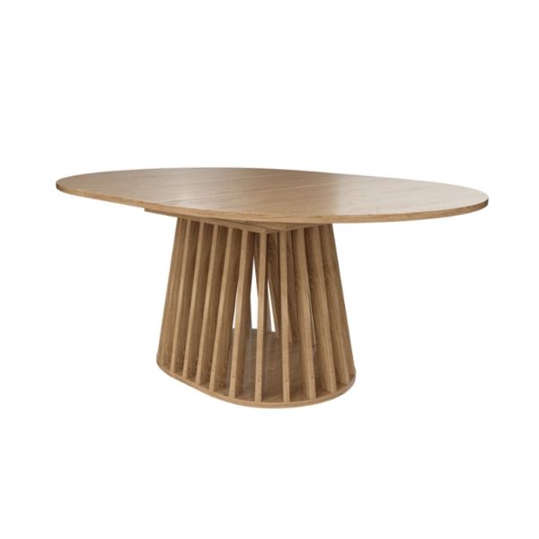 	Masa ovala extensibila 144/186 cm stejar Frida