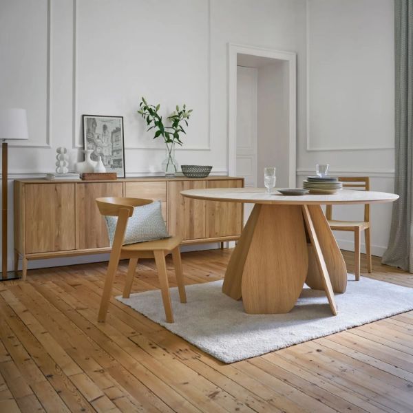 Masa rotunda fixa 150 cm stejar Lalea