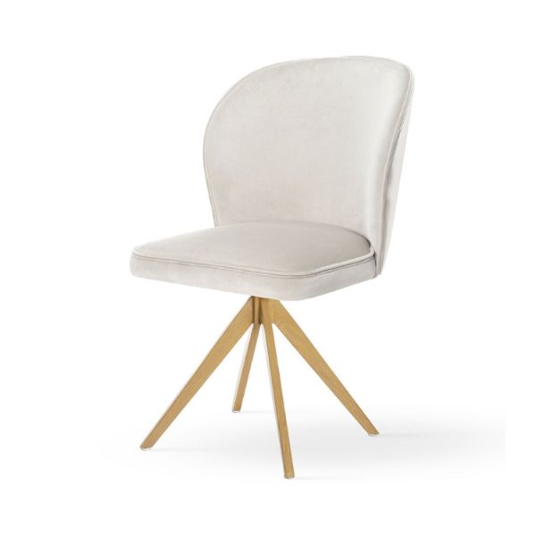 Scaun rotativ gri/stejar Aniel Twist