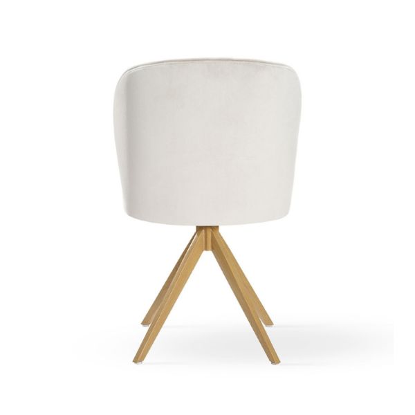 Scaun rotativ gri/stejar Aniel Twist