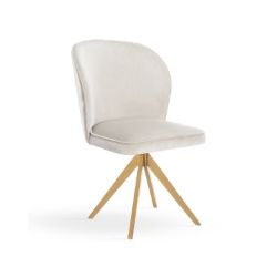 Scaun rotativ gri/stejar Aniel Twist