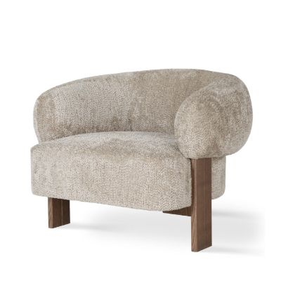 fotoliu Fotoliu tapitat bej Pimo