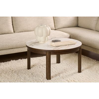 Masuta cafea 90 cm crem/stejar afumat Southampton