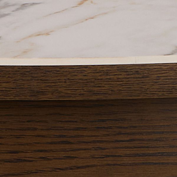 Masa fixa 120 cm crem/stejar afumat Southampton