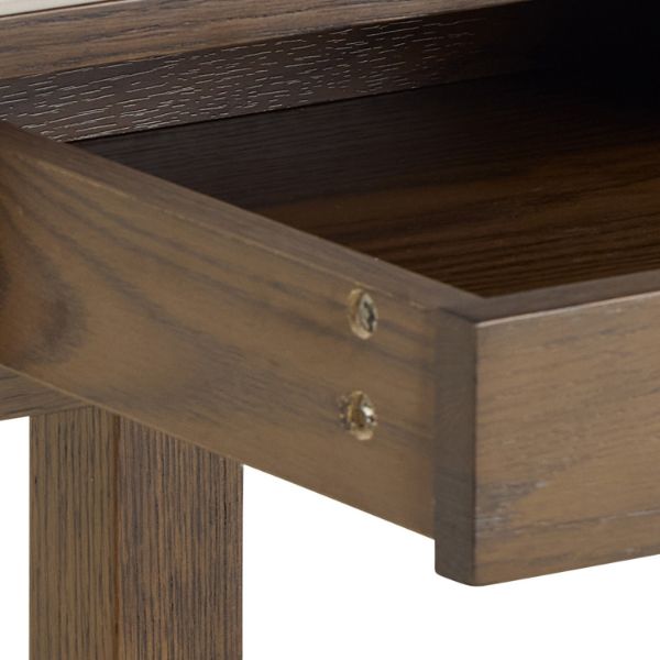 Masa laterala crem/stejar afumat Southampton