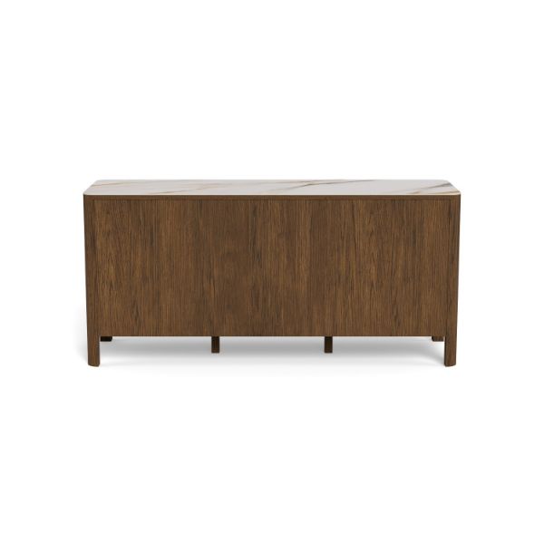 Bufet 2 usi 2 sertare crem/stejar afumat Southampton