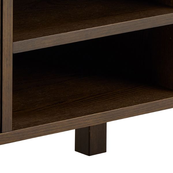 	Comoda TV 2 usi crem/stejar afumat Southampton