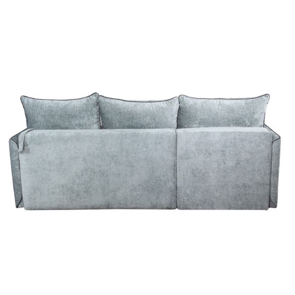 Coltar extensibil L stanga 3 locuri gri Soho