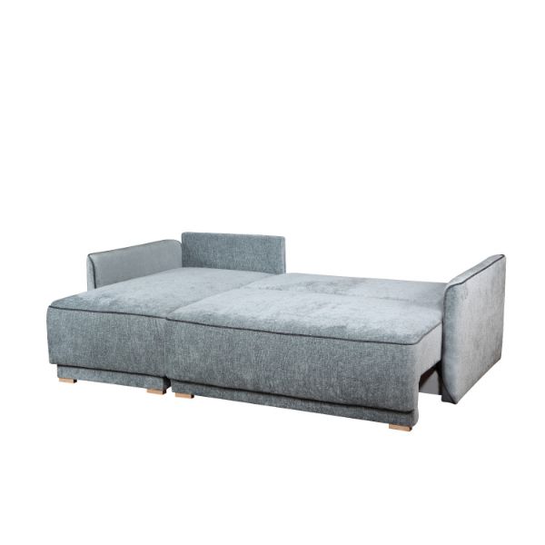 Coltar extensibil L stanga 3 locuri gri Soho