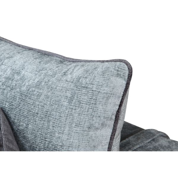 Coltar extensibil L stanga 3 locuri gri Soho