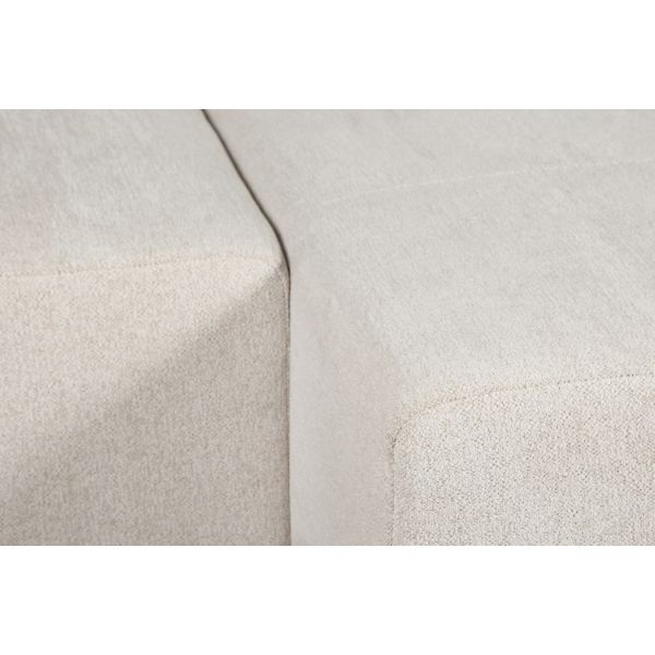 Coltar extensibil L dreapta 3 locuri alb murdar Morgan