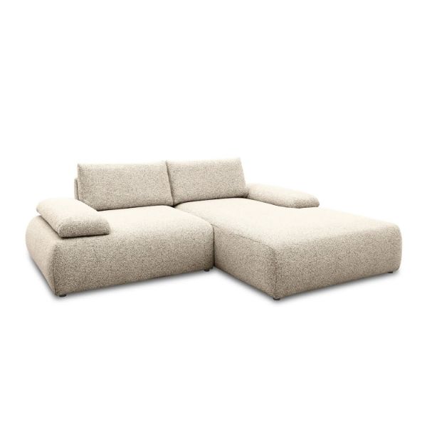 Coltar fix dreapta L, mic, crem Orson