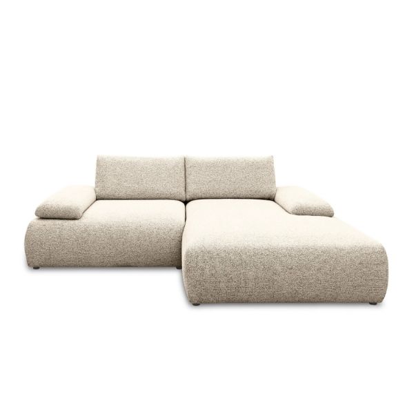 Coltar fix dreapta L, mic, crem Orson