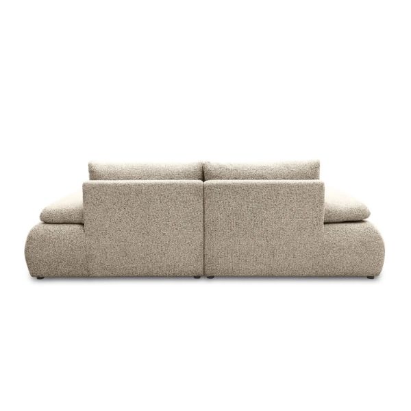 Coltar fix dreapta L, mic, crem Orson