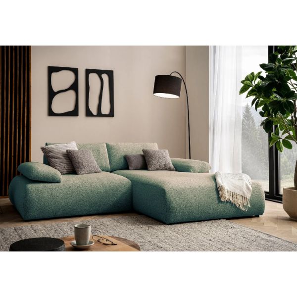 Coltar fix dreapta L, mic, verde Orson