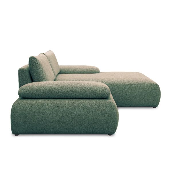 Coltar fix dreapta L, mic, verde Orson