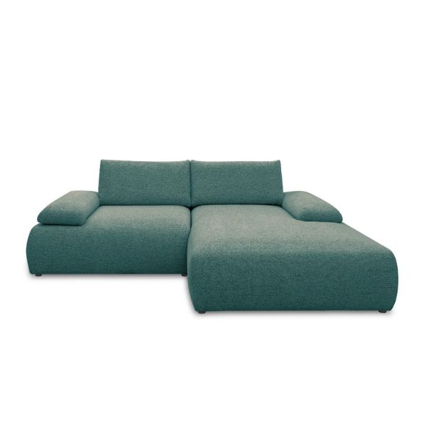 Coltar fix dreapta L, mic, turcoaz Orson