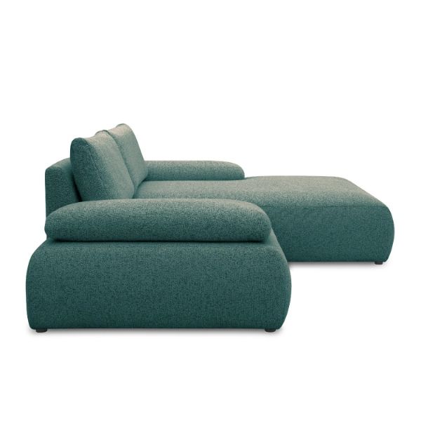 Coltar fix dreapta L, mic, turcoaz Orson